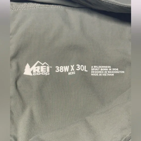 REI CoOp Hiking Pants size 38x30 with Drawstring - Picture 4 of 7